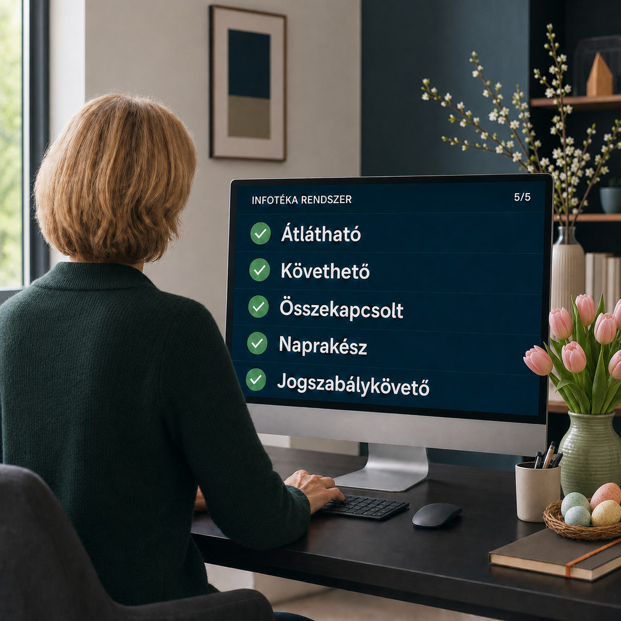 Az Infotéka rendszer bemutatása tavaszi környezetben
